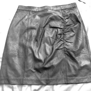 Free people black mini skirt
